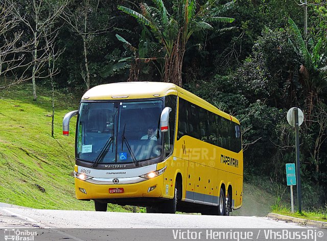 Viação Itapemirim 60659 na cidade de Petrópolis, Rio de Janeiro, Brasil, por Victor Henrique. ID da foto: 5680550.