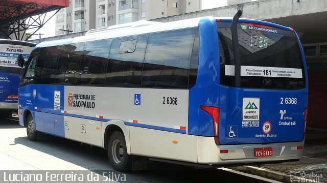 Transcooper > Norte Buss 2 6368 na cidade de São Paulo, São Paulo, Brasil, por Luciano Ferreira da Silva. Número da foto: #5680348.