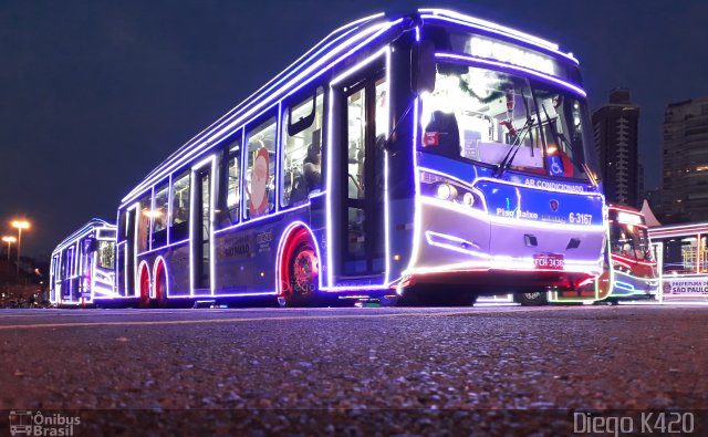 Viação Paratodos > São Jorge > Metropolitana São Paulo > Mobibrasil 6 3167 na cidade de São Paulo, São Paulo, Brasil, por Diego K420 . Número da foto: #5679924.