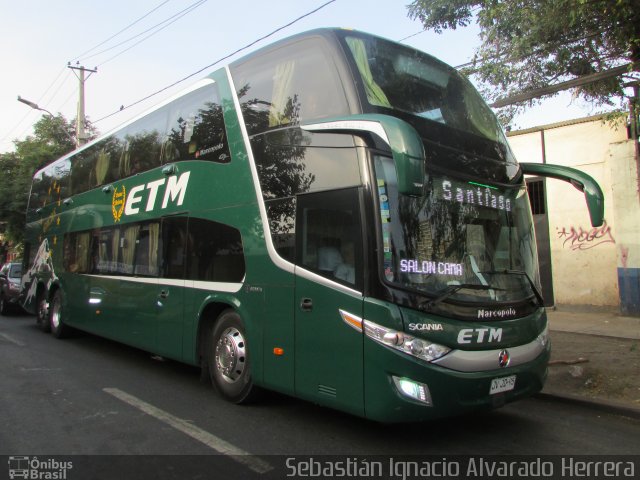 ETM - Empresa de Transporte Maullín 173 na cidade de Estación Central, Santiago, Metropolitana de Santiago, Chile, por Sebastián Ignacio Alvarado Herrera. Número da foto: #5680607.