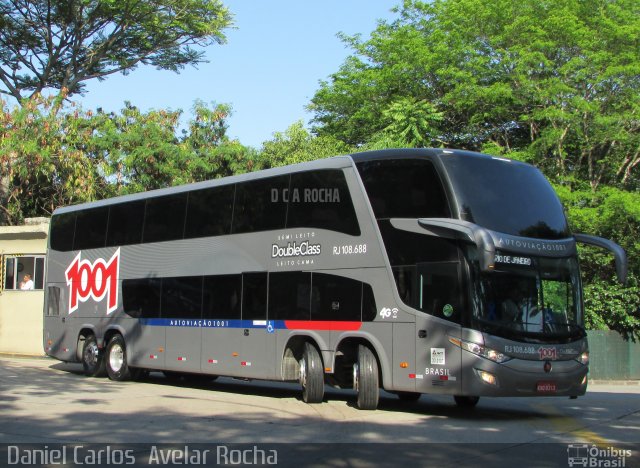 Auto Viação 1001 RJ 108.688 na cidade de São Paulo, São Paulo, Brasil, por Daniel Carlos  Avelar Rocha. Número da foto: #5682260.