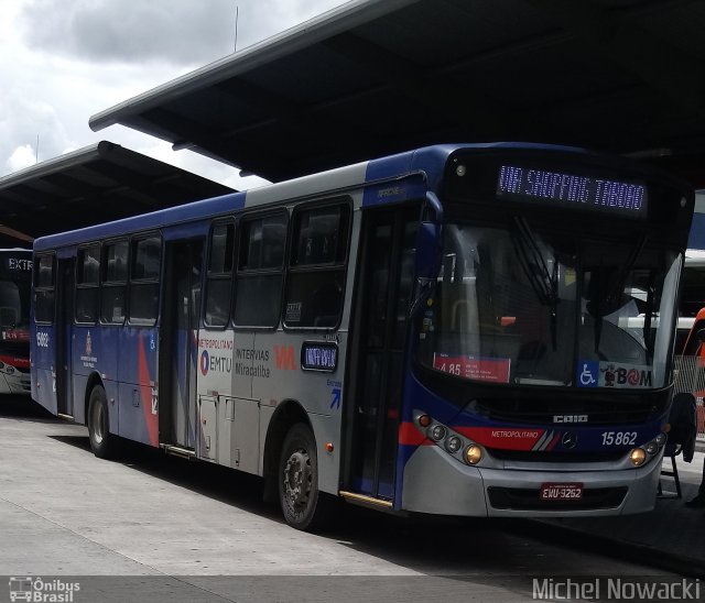Viação Miracatiba 15.862 na cidade de São Paulo, São Paulo, Brasil, por Michel Nowacki. Número da foto: #5683218.