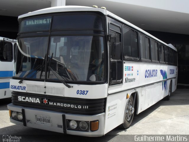 Osmatur Turismo 0387 na cidade de São Paulo, São Paulo, Brasil, por Guilherme Martins. Número da foto: #5681444.