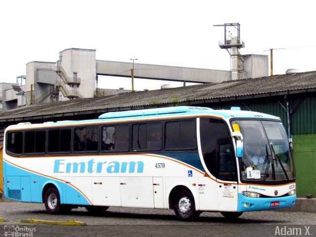 Emtram 4570 na cidade de Santos, São Paulo, Brasil, por Adam Xavier Rodrigues Lima. ID da foto: 5682031.