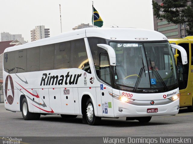 Rimatur Transportes 9200 na cidade de Curitiba, Paraná, Brasil, por Wagner Domingos Ivanesken. Número da foto: #5682144.