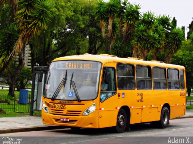 Transporte Coletivo Glória BC926 na cidade de Curitiba, Paraná, Brasil, por Adam Xavier Rodrigues Lima. Número da foto: #5682034.