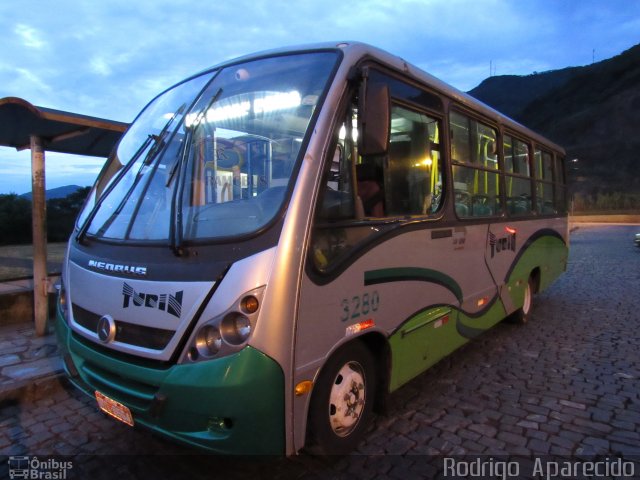 Turin Transportes 3280 na cidade de Ouro Preto, Minas Gerais, Brasil, por Rodrigo  Aparecido. Número da foto: #5682272.