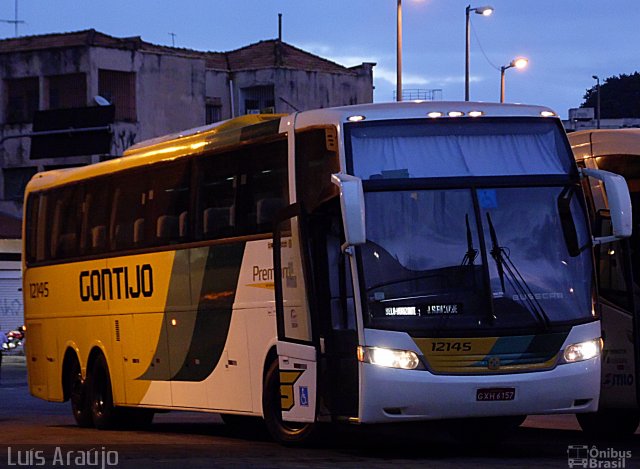 Empresa Gontijo de Transportes 12145 na cidade de Belo Horizonte, Minas Gerais, Brasil, por Luís Carlos Santinne Araújo. ID da foto: 5685615.