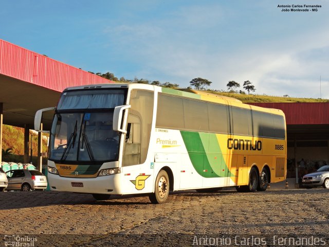 Empresa Gontijo de Transportes 11885 na cidade de João Monlevade, Minas Gerais, Brasil, por Antonio Carlos Fernandes. ID da foto: 5684447.