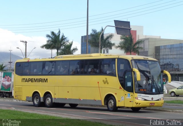 Viação Itapemirim 5081 na cidade de Vitória, Espírito Santo, Brasil, por Fábio Sales. Número da foto: #5684669.