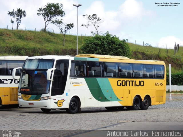 Empresa Gontijo de Transportes 12575 na cidade de João Monlevade, Minas Gerais, Brasil, por Antonio Carlos Fernandes. ID da foto: 5687048.