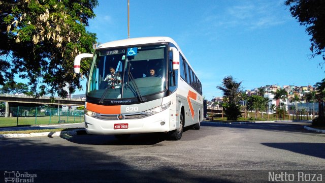 Viação Alvorada 820 na cidade de Vitória, Espírito Santo, Brasil, por Nestor dos Santos Roza. ID da foto: 5687400.