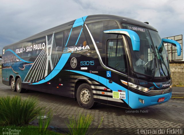 Empresa de Ônibus Nossa Senhora da Penha 53015 na cidade de Itajaí, Santa Catarina, Brasil, por Leonardo Fidelli. Número da foto: #5687030.