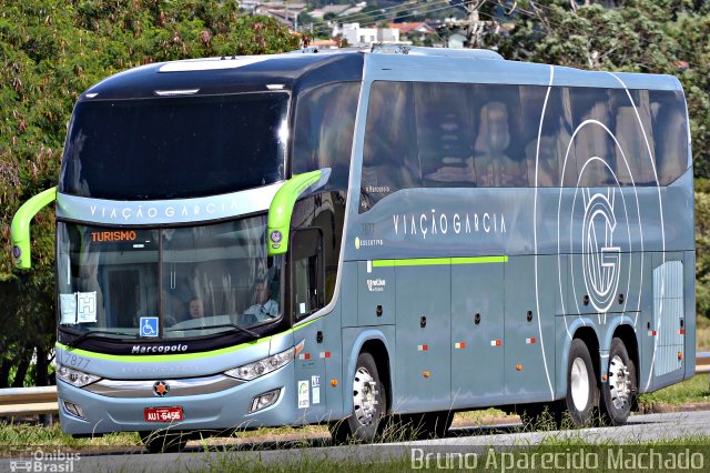 Viação Garcia 7877 na cidade de Bom Jesus dos Perdões, São Paulo, Brasil, por Bruno Aparecido Machado. Número da foto: #5687224.