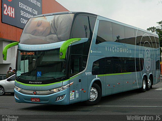 Viação Garcia 7147 na cidade de Rio de Janeiro, Rio de Janeiro, Brasil, por Wellington de Jesus Santos. ID da foto: 5687836.