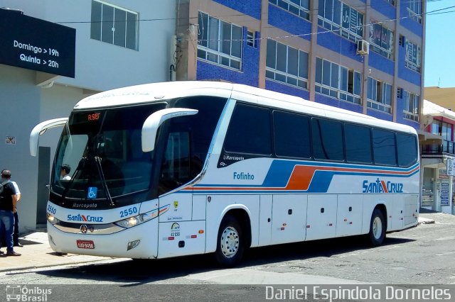 VUSC - Viação União Santa Cruz 2550 na cidade de Tramandaí, Rio Grande do Sul, Brasil, por Daniel Espindola Dorneles. Número da foto: #5687261.