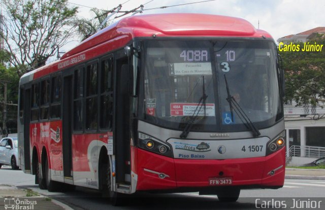 Himalaia Transportes > Ambiental Transportes Urbanos 4 1507 na cidade de São Paulo, São Paulo, Brasil, por Carlos Júnior. ID da foto: 5687785.