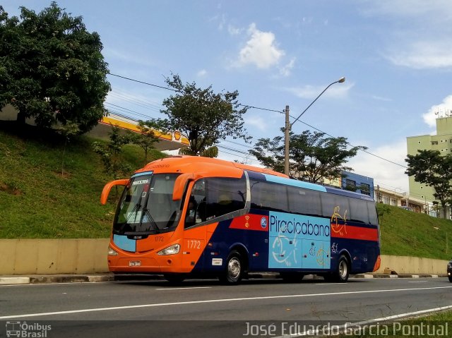 Viação Piracicabana 1772 na cidade de Campinas, São Paulo, Brasil, por José Eduardo Garcia Pontual. Número da foto: #5688351.