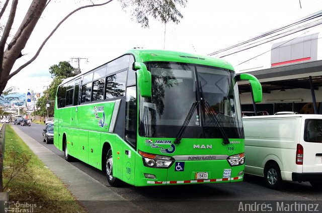 TRACOPA - Transportes Costarricenses Panameños 109 na cidade de , por Andrés Martínez Rodríguez. Número da foto: #5686704.