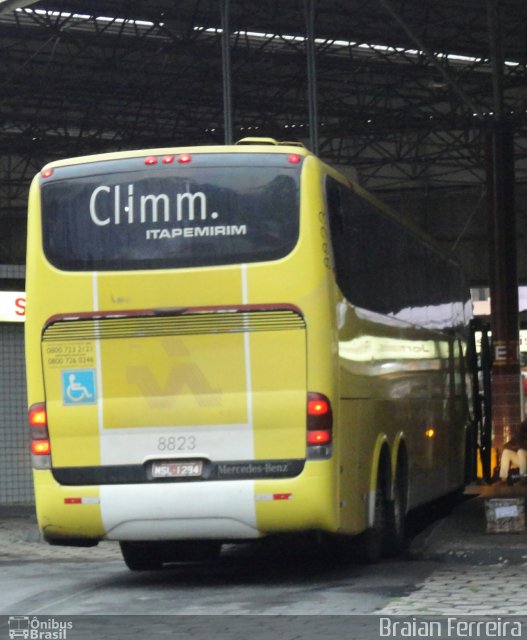 Viação Itapemirim 8823 na cidade de Vitória, Espírito Santo, Brasil, por Braian Ferreira. ID da foto: 5690983.