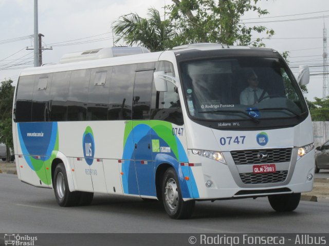WS Turismo 0747 na cidade de Maceió, Alagoas, Brasil, por Rodrigo Fonseca. Número da foto: #5691063.