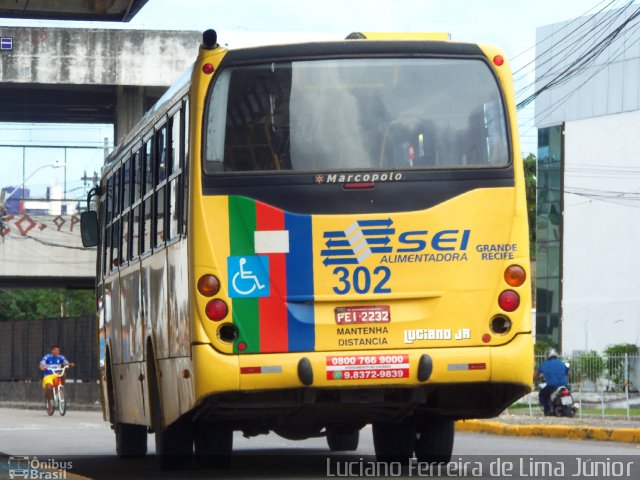 Expresso Vera Cruz 302 na cidade de Recife, Pernambuco, Brasil, por Luciano Ferreira de Lima Júnior. Número da foto: #5690506.