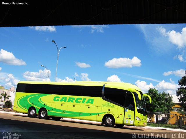 Viação Garcia 7989 na cidade de Maringá, Paraná, Brasil, por Bruno Nascimento. ID da foto: 5690647.