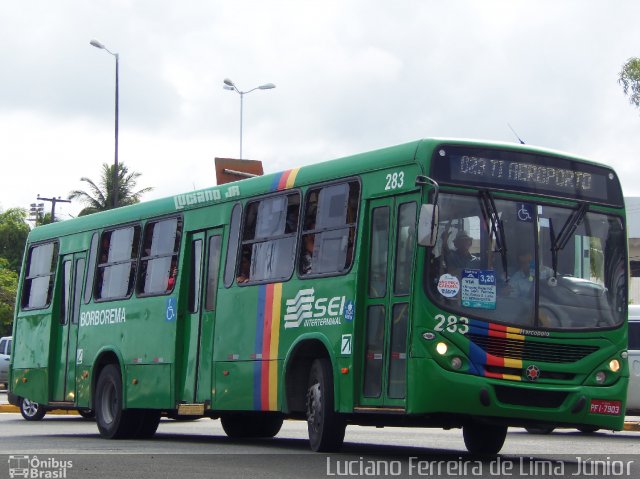 Borborema Imperial Transportes 283 na cidade de Recife, Pernambuco, Brasil, por Luciano Ferreira de Lima Júnior. ID da foto: 5690517.