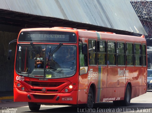 Expresso Vera Cruz 080 na cidade de Recife, Pernambuco, Brasil, por Luciano Ferreira de Lima Júnior. ID da foto: 5690461.