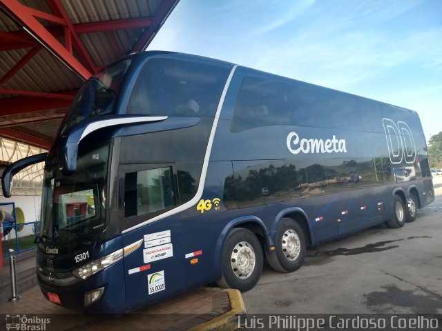 Viação Cometa 15301 na cidade de Registro, São Paulo, Brasil, por Luis Philippe Cardoso Coelho. Número da foto: #5691083.