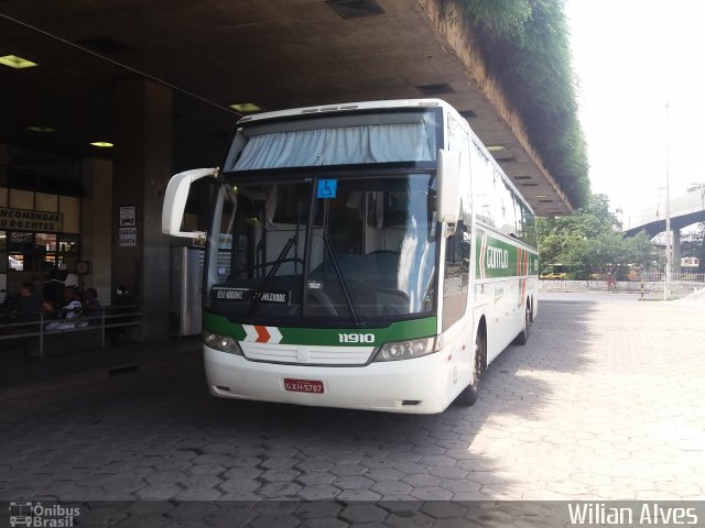 Empresa Gontijo de Transportes 11910 na cidade de Belo Horizonte, Minas Gerais, Brasil, por Wilian Alves. ID da foto: 5690311.