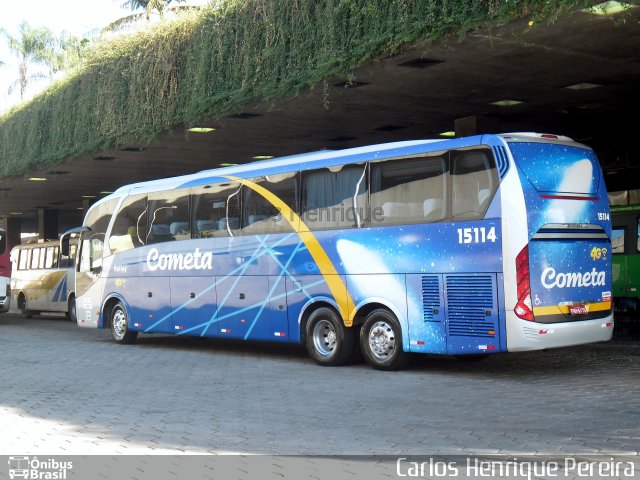Viação Cometa 15114 na cidade de Belo Horizonte, Minas Gerais, Brasil, por Carlos Henrique Pereira. Número da foto: #5690619.