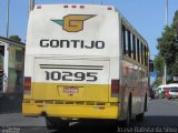 Empresa Gontijo de Transportes 10295 na cidade de Santa Luzia, Minas Gerais, Brasil, por Joase Batista da Silva. ID da foto: :id.