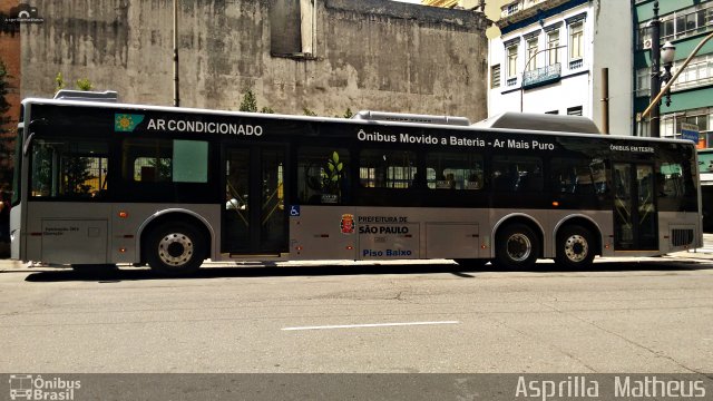 SPTrans - São Paulo Transporte BYD na cidade de São Paulo, São Paulo, Brasil, por Asprilla Matheus. ID da foto: 5691939.