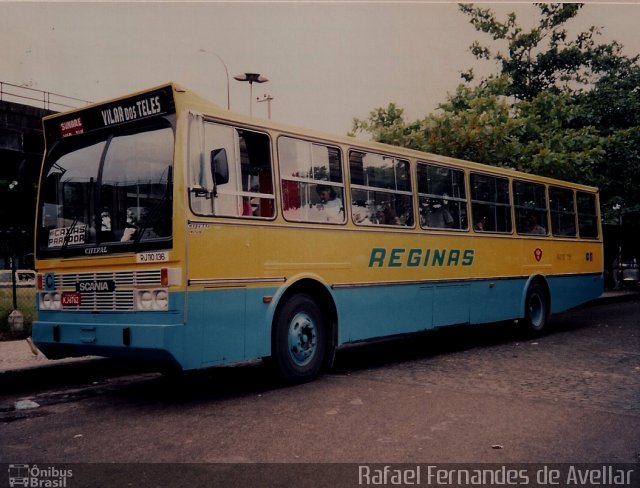 Auto Viação Reginas RJ 110.136 na cidade de Rio de Janeiro, Rio de Janeiro, Brasil, por Rafael Fernandes de Avellar. ID da foto: 5693225.