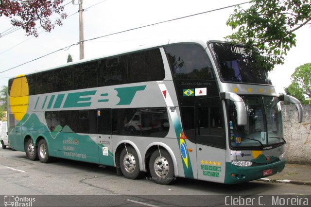 EBT - Expresso Biagini Transportes 7114 na cidade de São Paulo, São Paulo, Brasil, por Cleber C.  Moreira. ID da foto: 5692397.