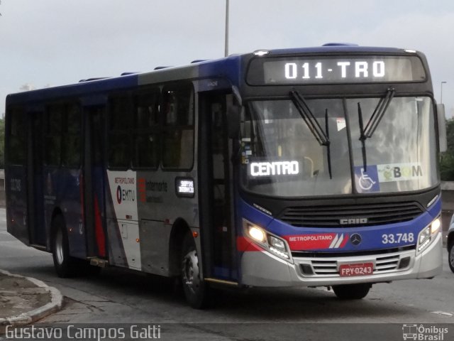 Guarulhos Transportes 33.748 na cidade de São Paulo, São Paulo, Brasil, por Gustavo Campos Gatti. Número da foto: #5692048.