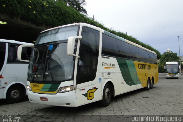 Empresa Gontijo de Transportes 11695 na cidade de Belo Horizonte, Minas Gerais, Brasil, por Juninho Nogueira. ID da foto: 5691591.