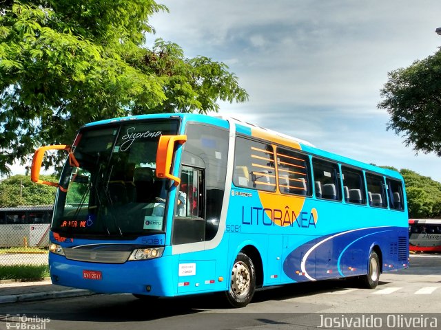 Litorânea Transportes Coletivos 5081 na cidade de São Paulo, São Paulo, Brasil, por Josivaldo Oliveira. Número da foto: #5694417.