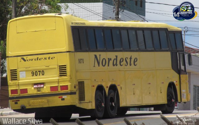 Viação Nordeste 9070 na cidade de Natal, Rio Grande do Norte, Brasil, por Wallace Silva. Número da foto: #5695018.