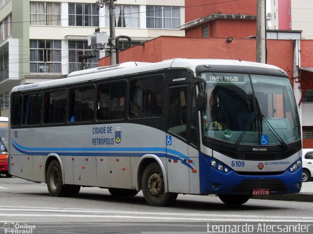 Turb Petrópolis > Turp -Transporte Urbano de Petrópolis 6109 na cidade de Petrópolis, Rio de Janeiro, Brasil, por Leonardo Alecsander. ID da foto: 5695455.