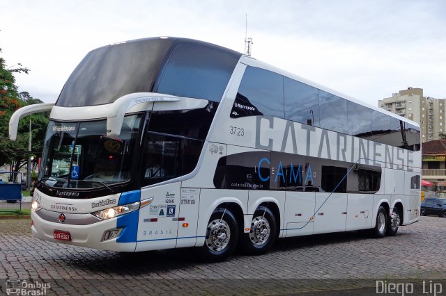 Auto Viação Catarinense 3723 na cidade de Joinville, Santa Catarina, Brasil, por Diego Lip. Número da foto: #5695170.