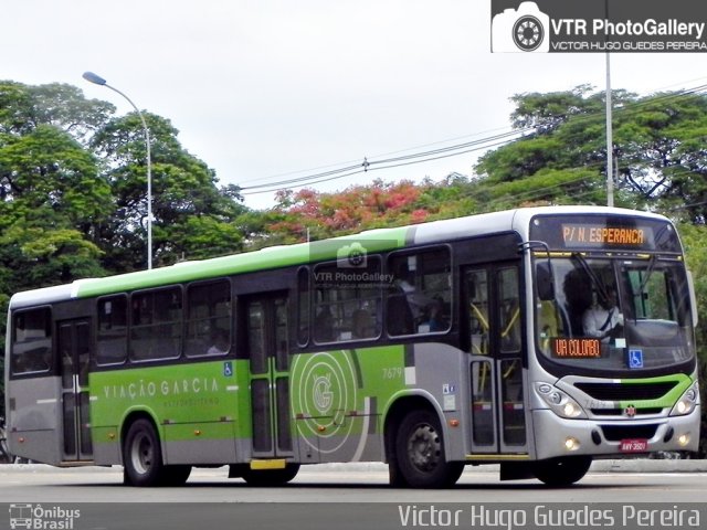 Viação Garcia 7679 na cidade de Maringá, Paraná, Brasil, por Victor Hugo Guedes Pereira. ID da foto: 5694653.