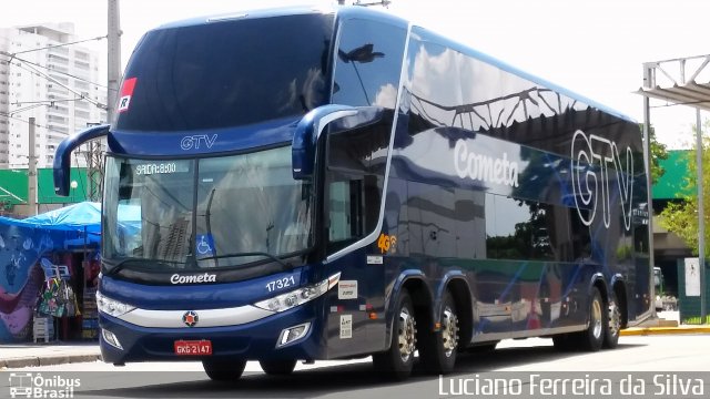 Viação Cometa 17321 na cidade de São Paulo, São Paulo, Brasil, por Luciano Ferreira da Silva. ID da foto: 5695101.