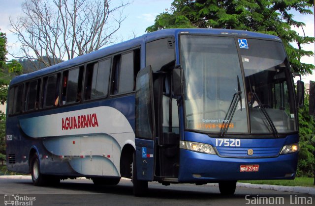 Viação Águia Branca 17520 na cidade de Vitória, Espírito Santo, Brasil, por Saimom  Lima. ID da foto: 5694078.