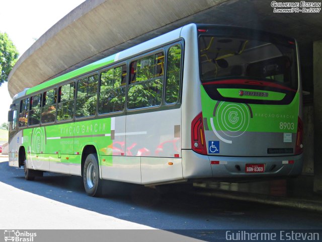 Viação Garcia 8903 na cidade de Londrina, Paraná, Brasil, por Guilherme Estevan. ID da foto: 5695360.