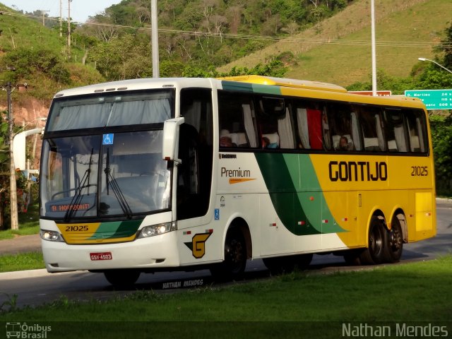 Empresa Gontijo de Transportes 21025 na cidade de Viana, Espírito Santo, Brasil, por Nathan Mendes. ID da foto: 5694807.