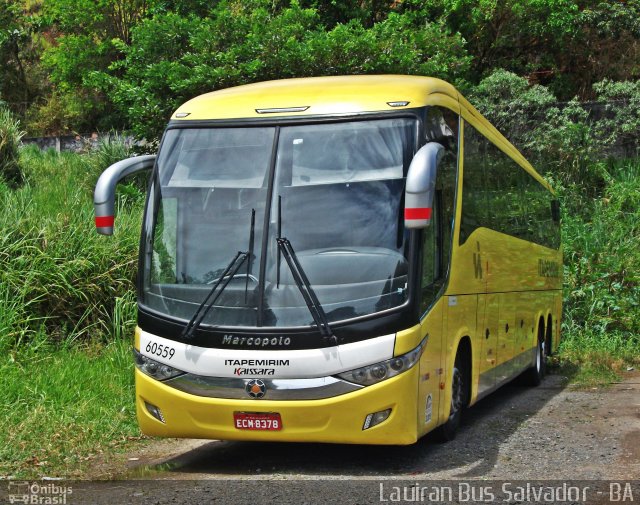 Viação Itapemirim 60559 na cidade de Salvador, Bahia, Brasil, por Mairan Santos. Número da foto: #5694001.
