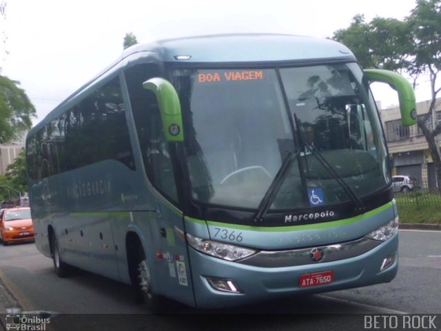 Viação Garcia 7366 na cidade de Curitiba, Paraná, Brasil, por Alberto Selinke. Número da foto: #5696739.