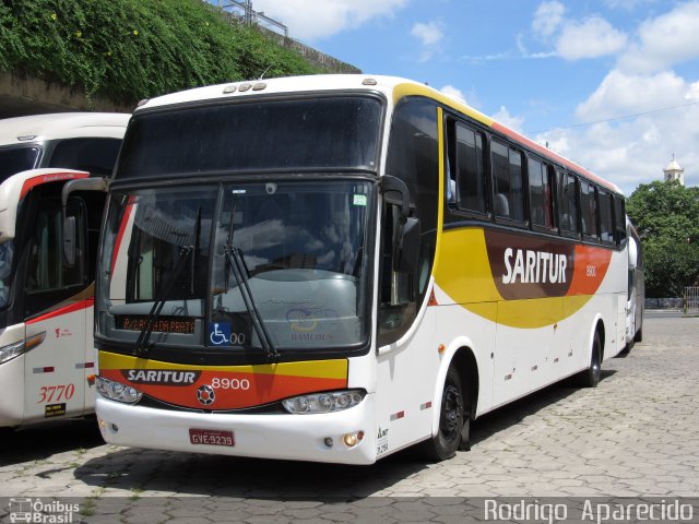 Saritur - Santa Rita Transporte Urbano e Rodoviário 8900 na cidade de Belo Horizonte, Minas Gerais, Brasil, por Rodrigo  Aparecido. Número da foto: #5697374.